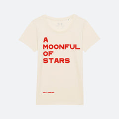 A MOONFUL OF STARS NATURAL FEMALE FIT T-SHIRT